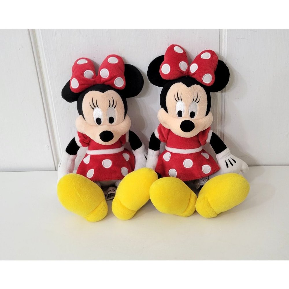Disney Parks Minnie Mouse Twins Two Identical Plush Toys - Picture 6 of 6